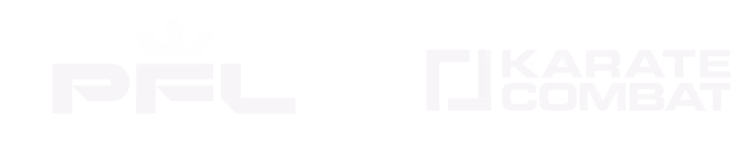 プロフェッショナルファイターズリーグとカラテコンバットのロゴ